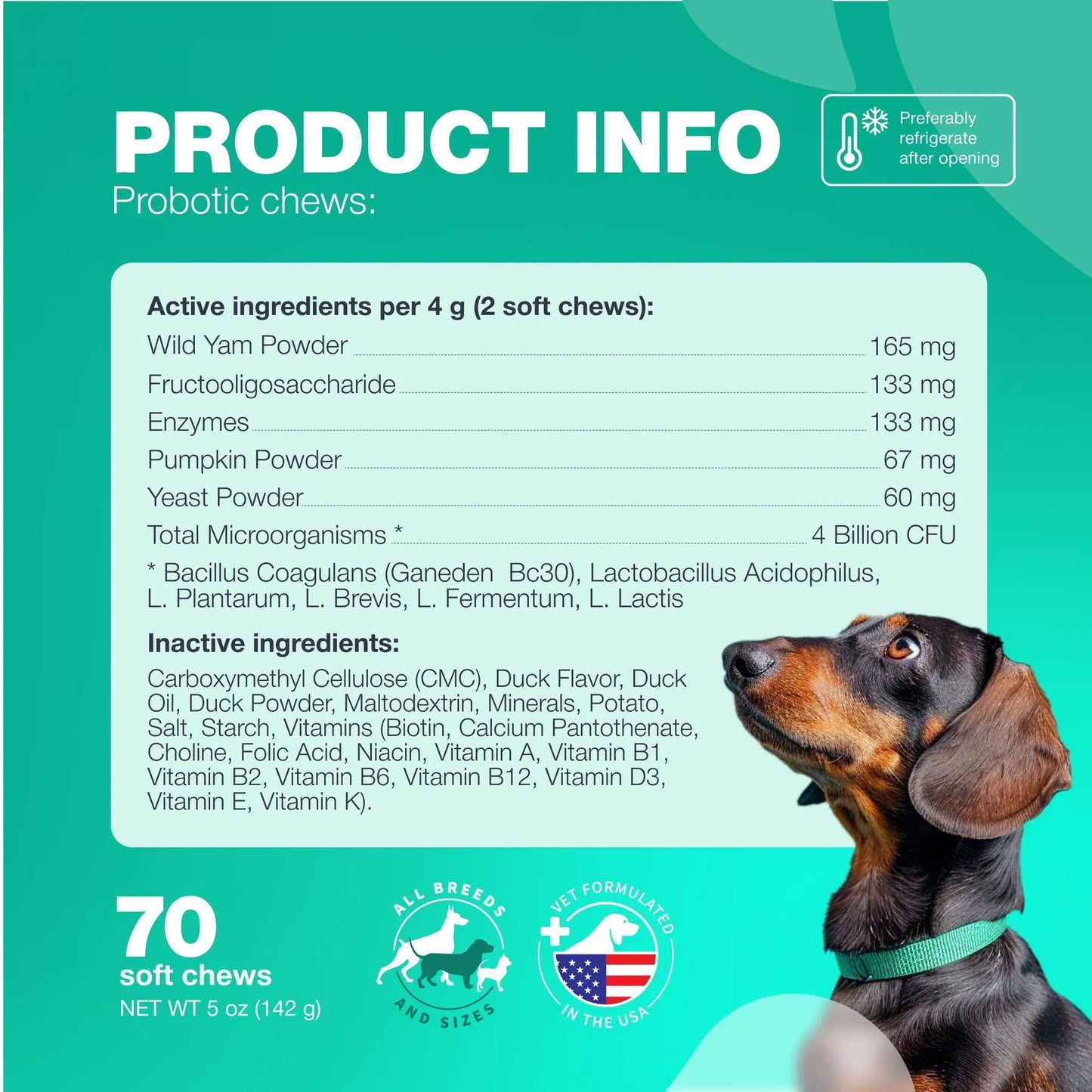 Probiotics For Dogs Support